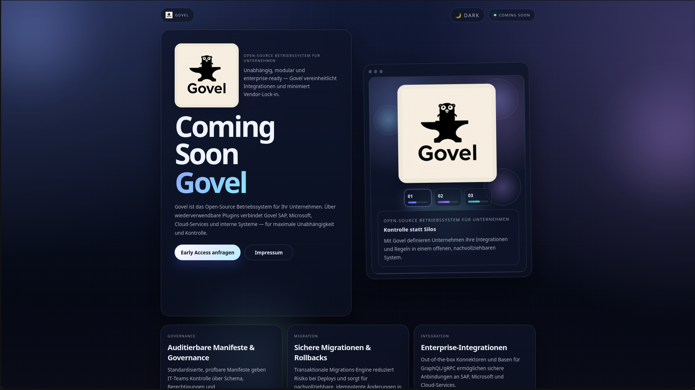 Govel-page
